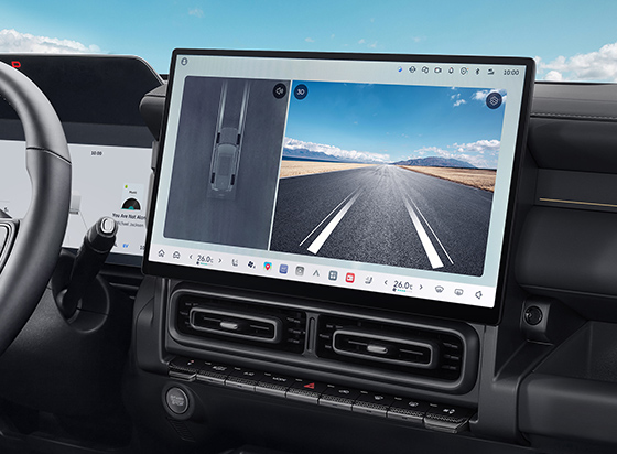15.6" infotainment with wireless Apple CarPlay and Android Auto.