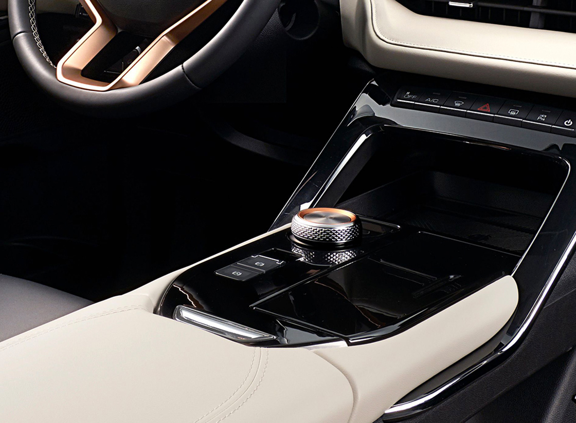 The Rotary Gear Shifter is crafted for seamless control and a refined driving experience.